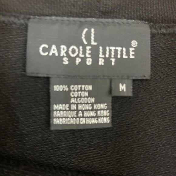 Vintage Carole Little Novelty Tunic Top Dress Size M Patchwork Multi Pockets EUC - Picture 7 of 16